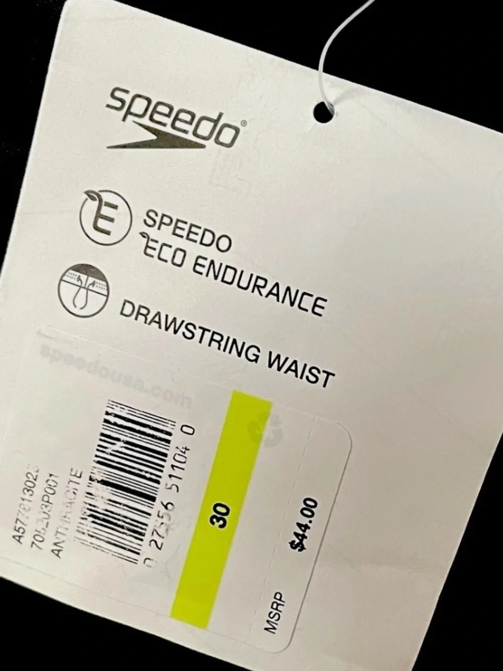 SPEEDO Men's Swim Dive Brief Size 28 Eco Endurance UPF 50+ NWT
